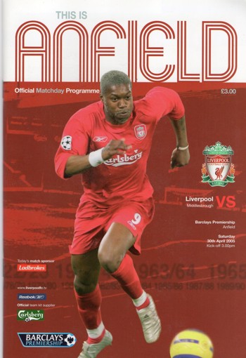 Match programme